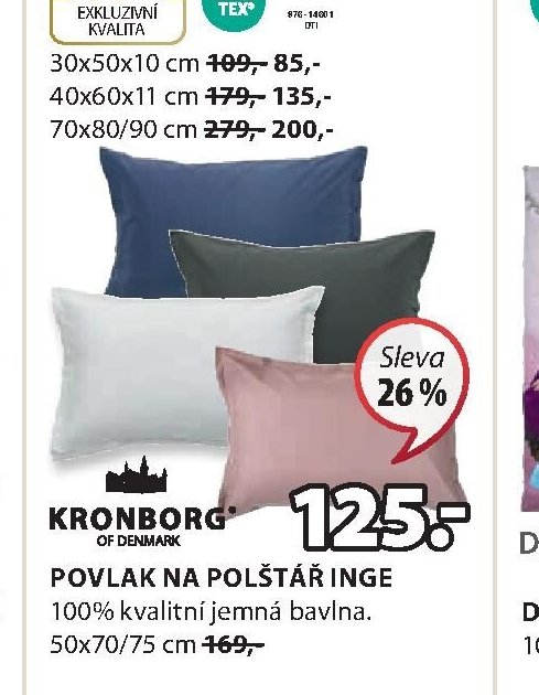 Povlak na polštář INGE