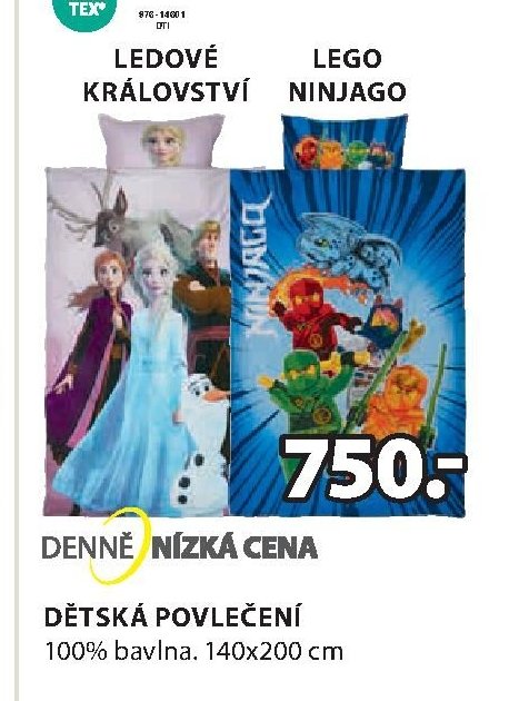 Dětské povlečení LEDOVÉ KRÁLOVSTVÍ