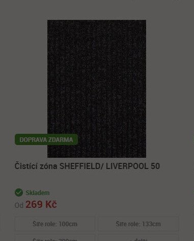Čistící zóna SHEFFIELD/ LIVERPOOL 50