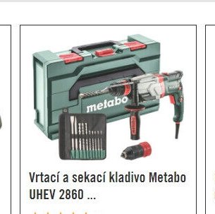 Vrtací a sekací kladivo Metabo UHEV 2860 ...