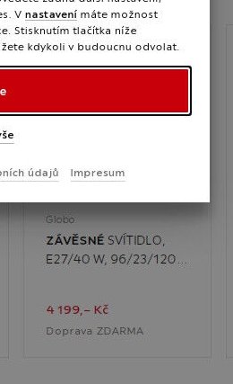 Globo ZÁVĚSNÉ SVÍTIDLO, E27/40 W, 96/23/120