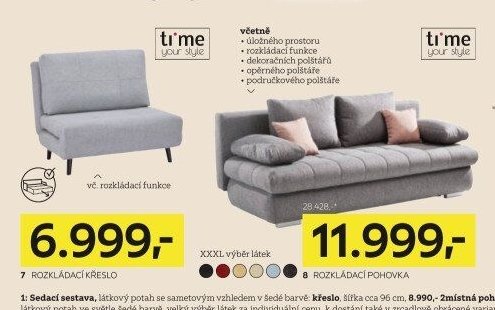 7 rozkládací křeslo