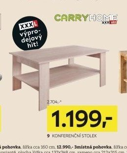 9 konferenční stolek