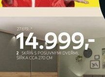 2 SKŘÍŇ S POSUVNÝMI DVEŘMI
