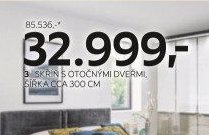 3 SKŘÍŇ S OTOČNÝMI DVEŘMI
