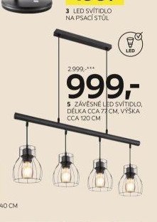 ZÁVĚSNÉ LED SVÍTIDLO