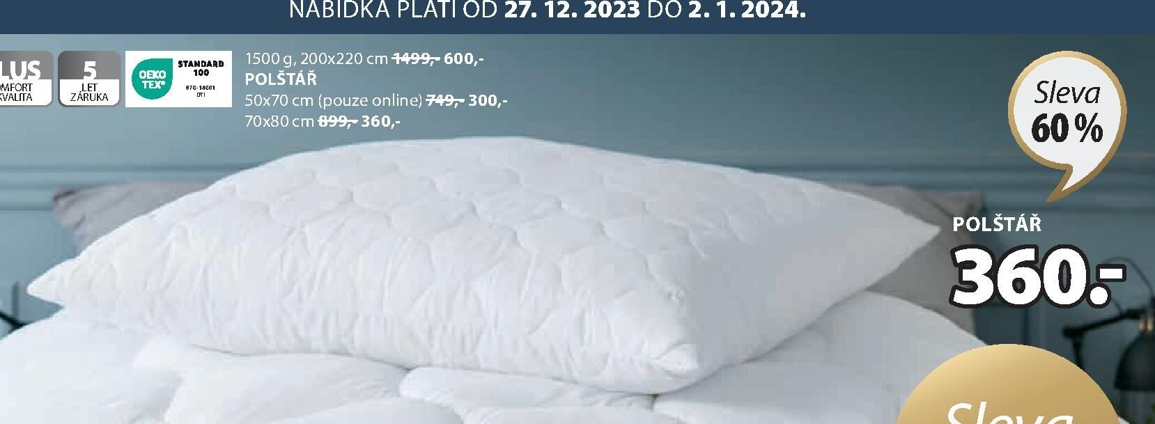 POLŠTÁŘ 1500g 200x220cm