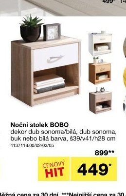 Noční stolek BOBO