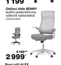 Otáčecí židle BENNY