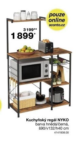 Kuchyňský regál NYKO