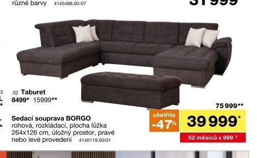 Sedací souprava BORGO