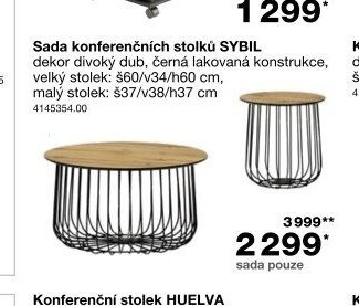 Sada konferenčních stolků SYBIL