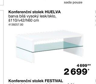 Konferenční stolek HUELVA