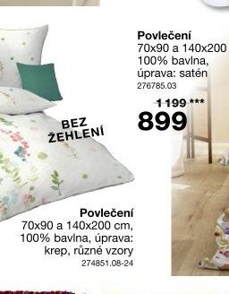 Povlečení 70x90 a 140x200 cm, krep