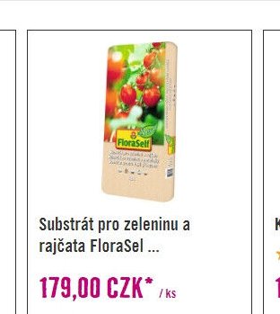 Substrát pro zeleninu a rajčata FloraSelf