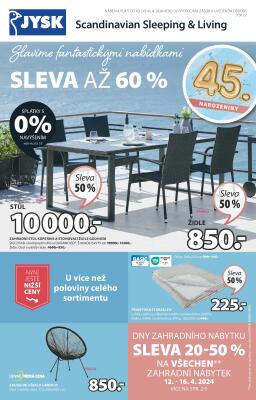 akční leták Jysk 10.4.2024-16.4.2024