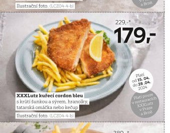 XXXLutz kuřecí cordon bleu