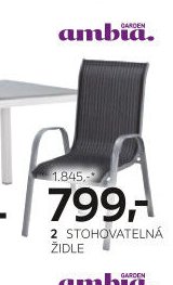 Stohovatelná židle