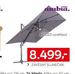 Závěsný slunečník