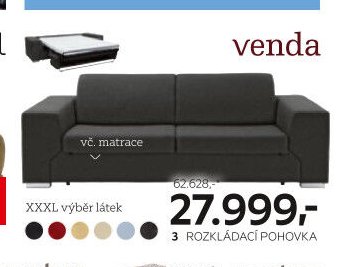 3 Rozkládací pohovka