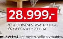 POSTELOVÁ SESTAVA, PLOCHA LŮŽKA CCA 180X200 CM
