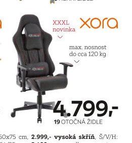 19 OTOČNÁ ŽIDLE