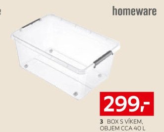 Box s víkem, objem cca 40 l