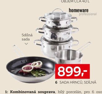 Sada hrnců, 5dílná