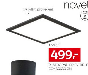 9 STROPNÍ LED SVÍTIDLO, CCA 30X30 CM