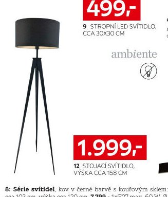 12 STOJACÍ SVÍTIDLO, VÝŠKA CCA 158 CM
