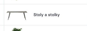 Stoly a stolky