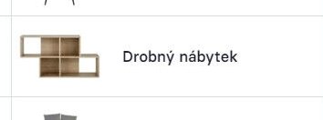Drobný nábytek