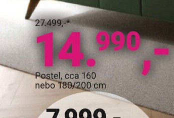 Čalouněná postel VIVIEN