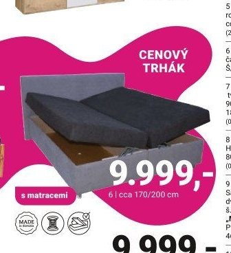 ČALOUNĚNÁ POSTEL „ANDREA“