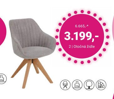 Otočná židle CHILL