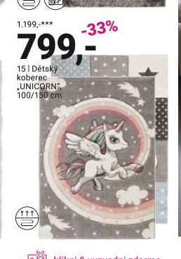 Dětský koberec UNICORN