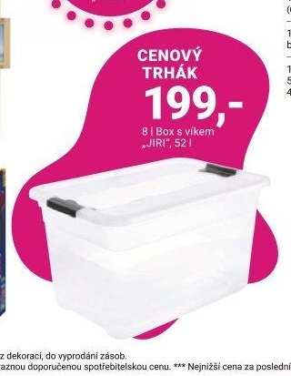 Box s víkem JIRI
