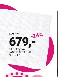 Přikrývka ANTIBACTERIAL SINGLE