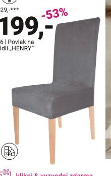 Povlak na židli HENRY