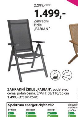Zahradní židle FABIAN
