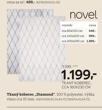Tkaný koberec „Diamond“