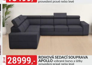 Rohová sedací souprava Minos L