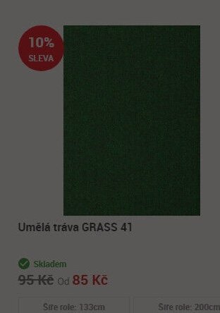 Umělá tráva GRASS 41