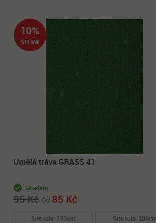 Umělá tráva GRASS 41