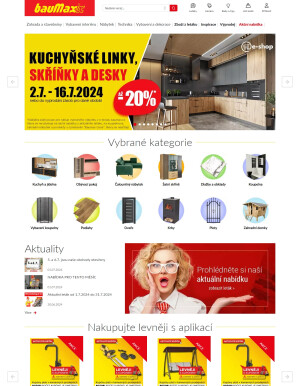akční leták bauMax 3.7.2024-9.7.2024
