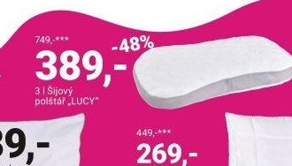 Šíjový polštář LUCY