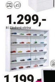 Závěsná vitrína