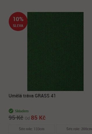 Umělá tráva GRASS 41