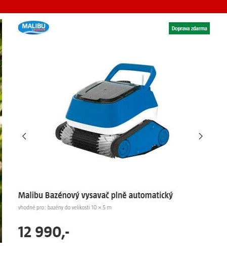Malibu Bazénový vysavač plně automatický