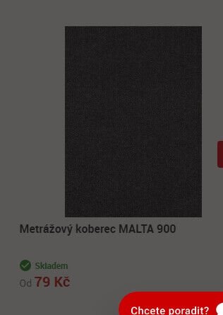 Metrážový koberec MALTA 900